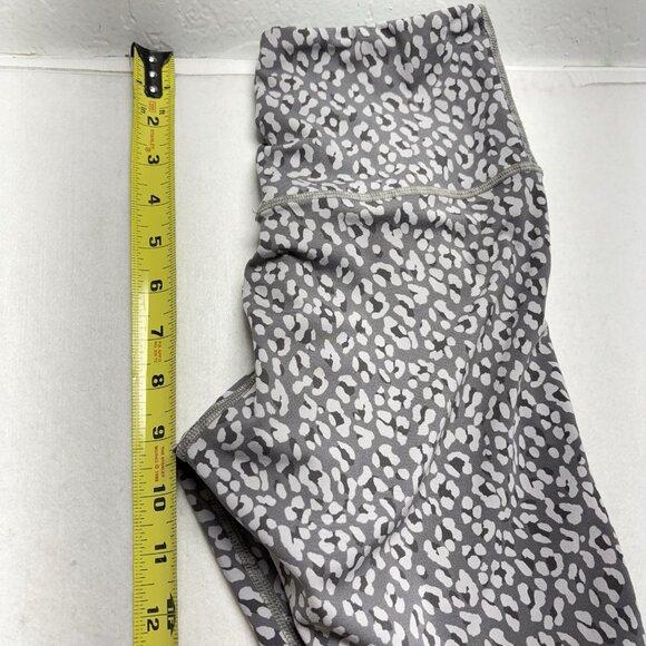 VARLEY Women Lets Move High Rise Leggings Sz XS Gray Camo Athleisure Gym 22-15 - Picture 12 of 14